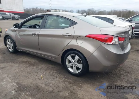 2013 Hyundai Elantra Gls from USA, damaged, VIN 5NPDH4AE6DH426778